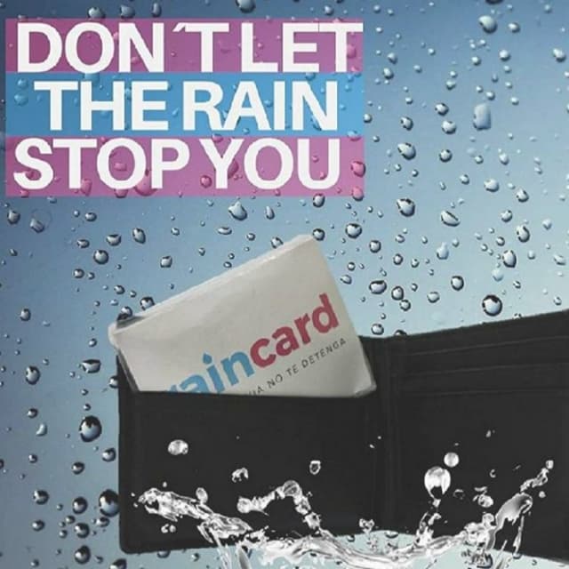 New Arrival Portable Mini Rain Card Coad